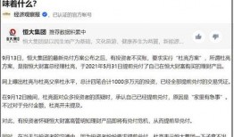 恒大财富最新爆料视频,揭秘资金链危机背后的真相